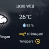 BMKG : Prakiraan Cuaca di Kota Jambi Hari ini, Potensi Hujan Intensitas Pada Malam Hari