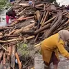 Demi Api Dapur Tetap Menyala, Warga Takengon Pakai Kayu Basah di Sungai jadi Kayu Bakar