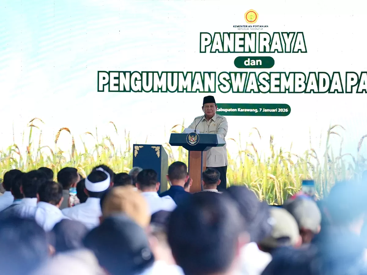 Prabowo Bangga Swasembada Pangan Tercapai dalam Setahun (Istimewa )