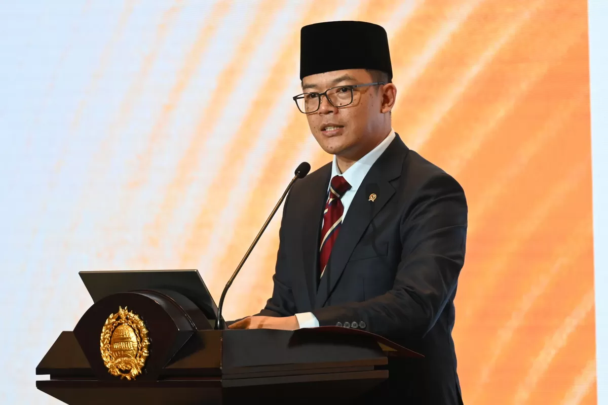 Potret Menteri Luar Negeri Sugiono.