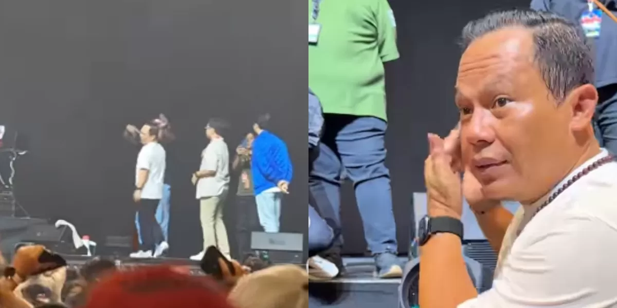 Menyoroti insiden viral yang dialami grup band Indonesia, Wali saat menggelar konser musik di Malaysia.  (Instagram.com/@kulturdomestik)