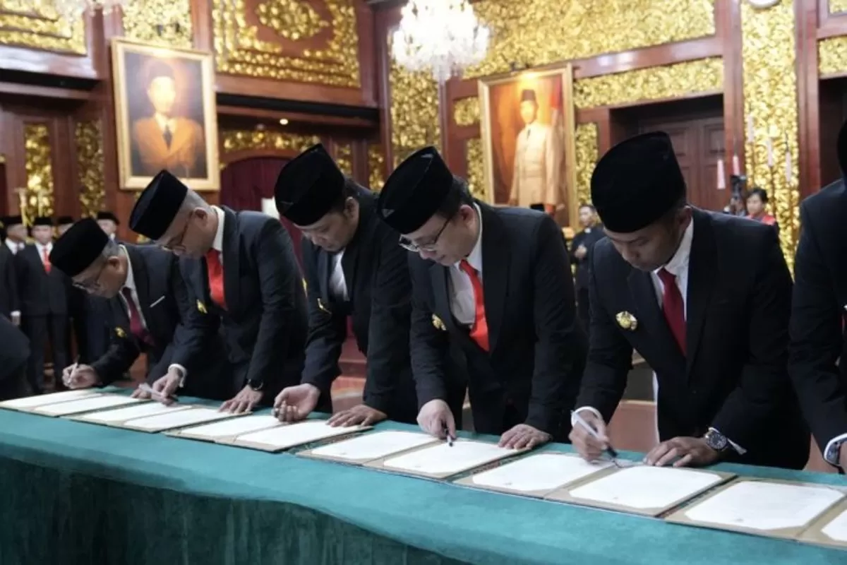 Potret Pelantikan tenaga ahli DPN pada 17 Januari 2026. (Situs web DPN RI)