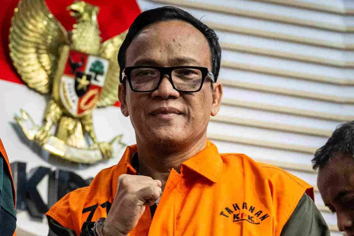 Immanuel Ebenezer Sebut dirinya bukan dalang utama Kasus Pemerasan Sertifikasi K3 (Foto : Antara)