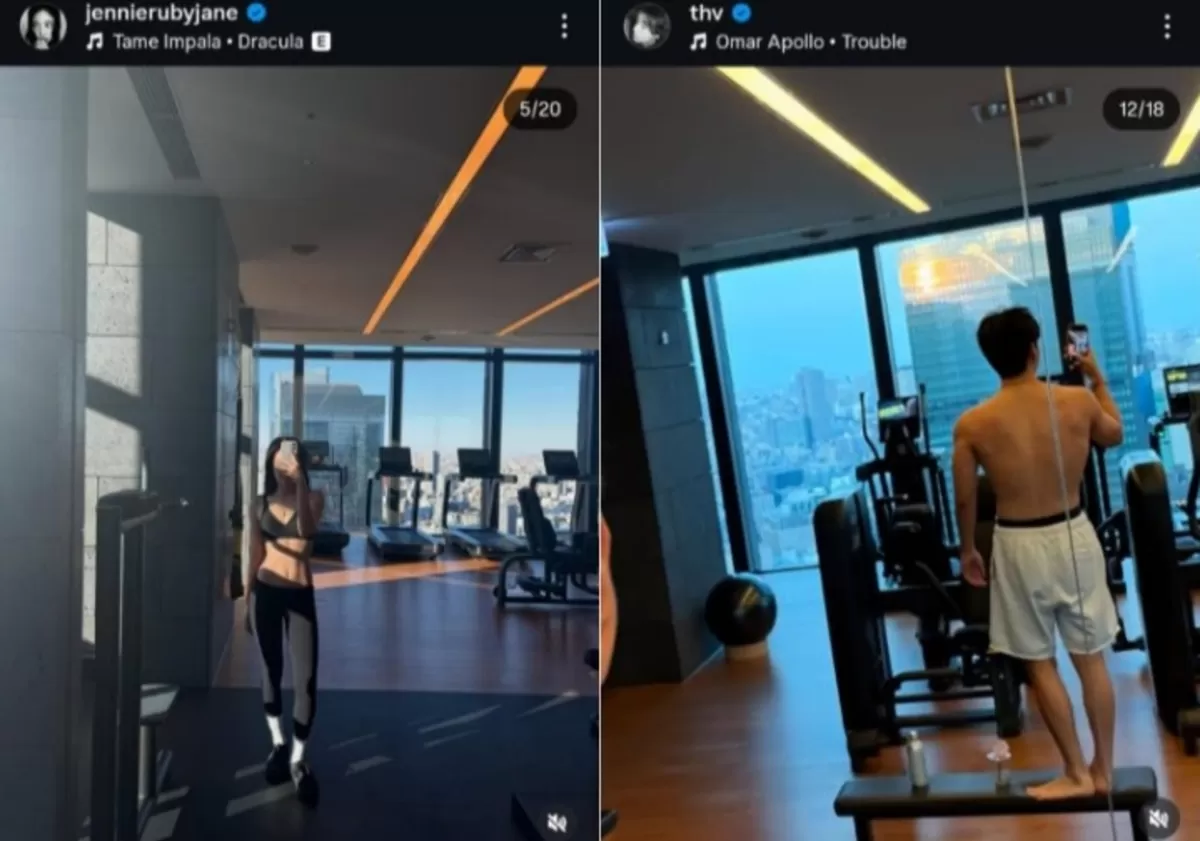 Postingan Jennie BLACKPINK dan V BTS jadi sorotan (dok. Instagtam)