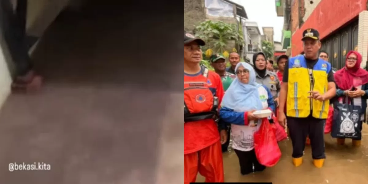 Menyoroti ungkapkan kekesalan warga di Bekasi, Jawa Barat, setelah bencana banjir menggenangi wilayahnya. (Instagram.com/@bekasi.kita)