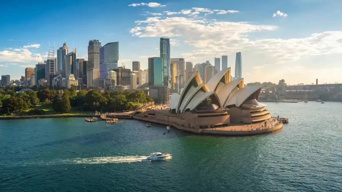 Ilustrasi potret kota Sydney, Australia. (Istimewa.)
