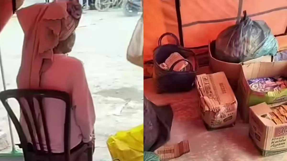 Viral beras milik lansia di Kota Lintang Bawah, Aceh Tamiang dicuri.  (Instagram/berita_aceh_tamiang_official)