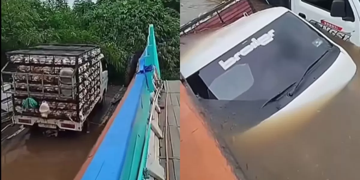 Menyoroti insiden kapal feri penyeberangan yang dilaporkan tenggelam di Sungai Mahakam, Kalimantan Timur (Kaltim).  (TikTok.com/@nyawa.kedua2)
