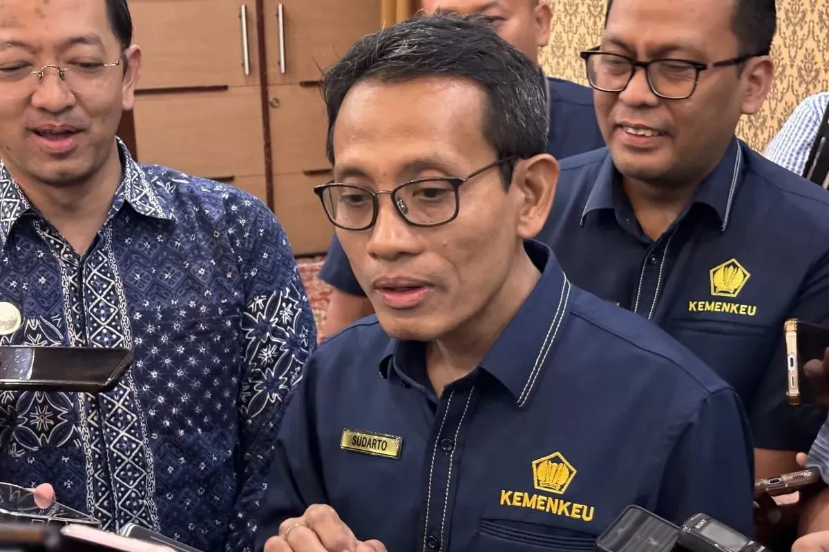 Direktur Utama LPDP, Sudarto. (ANTARA/Imamatul Silfia)