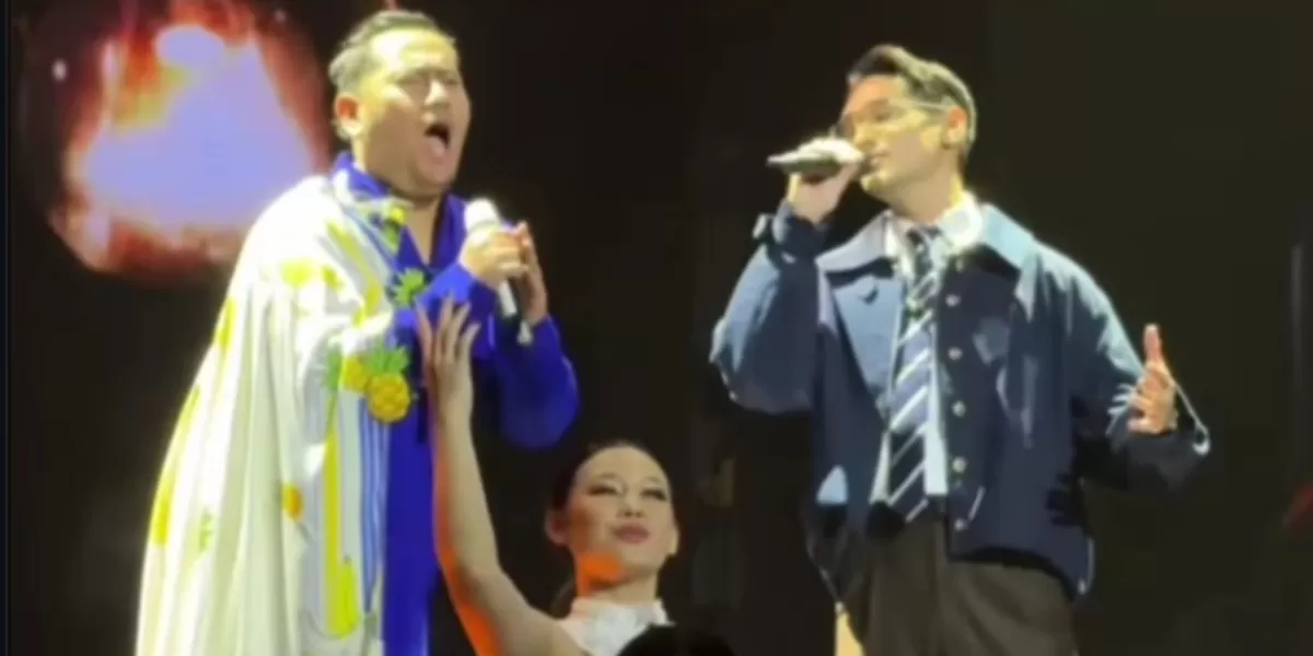 Penampilan Afgan dan Nassar nyanyikan lagu seperti mati lampu  (YouTube Insertlive)
