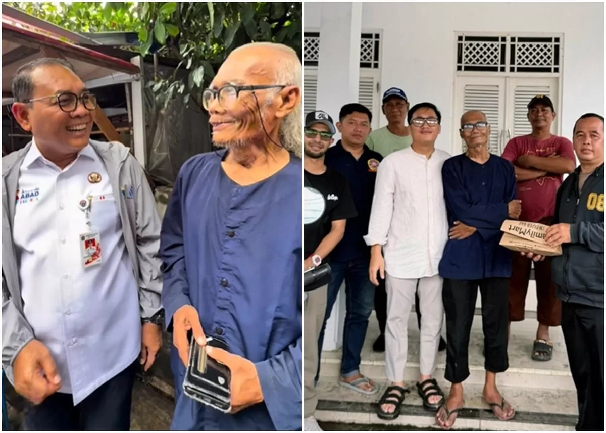 Potret Diding Boneng mendapat bantuan dari banyak pihak termasuk program Bedah Rumah dari pemerintah hingga terima donasi dari Raffi Ahmad (Instagram/arifinofficial_/priotralala)