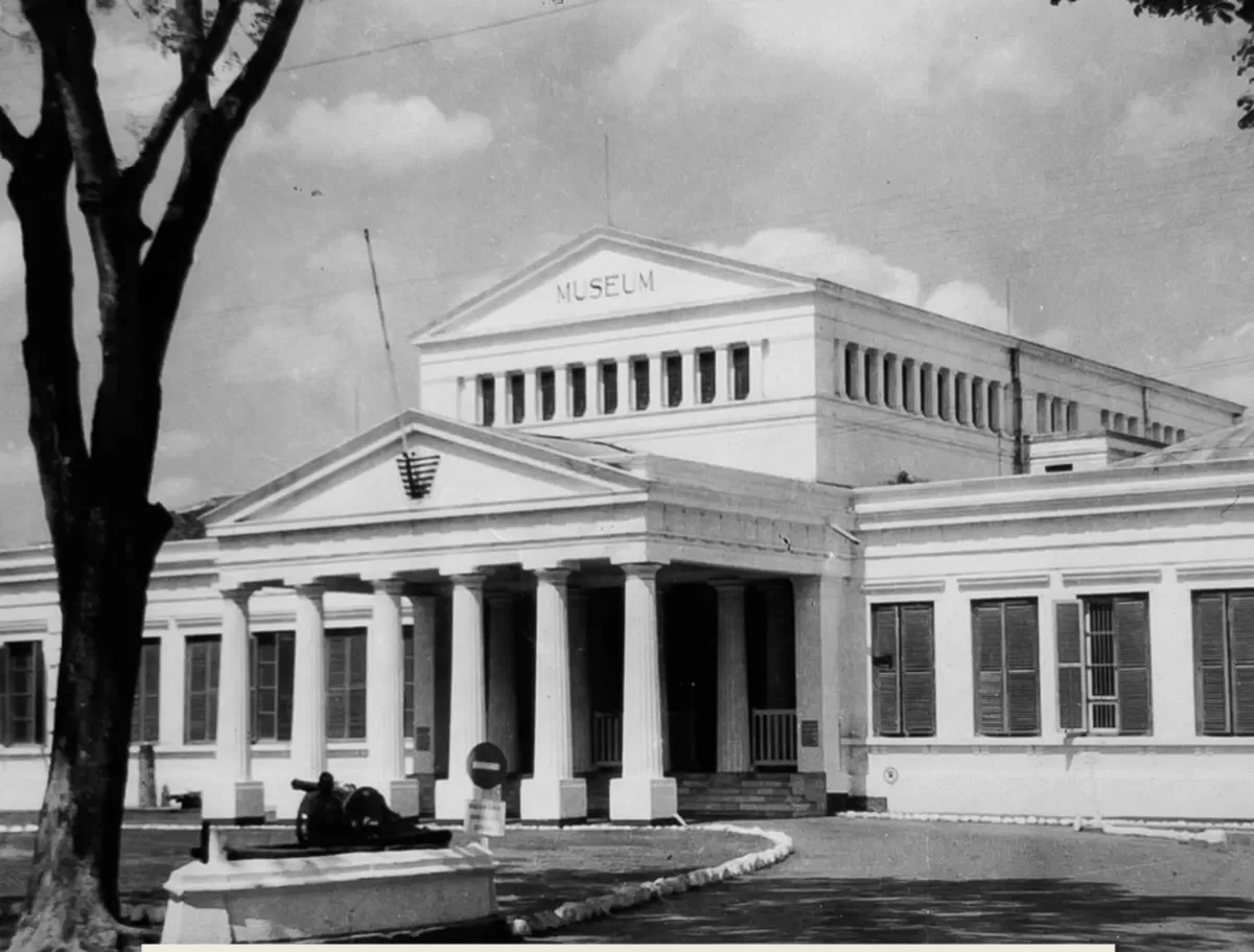 Potret Museum Nasional  (Instagram @arsip_jakarta)