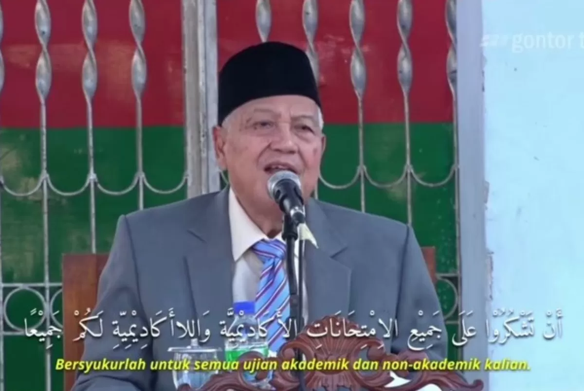 Profil dan biodata Prof KH Amal Fathullah Zarkasyi lengkap dengan penyebab meninggalnya (Instagram.com/@gontor_tv)