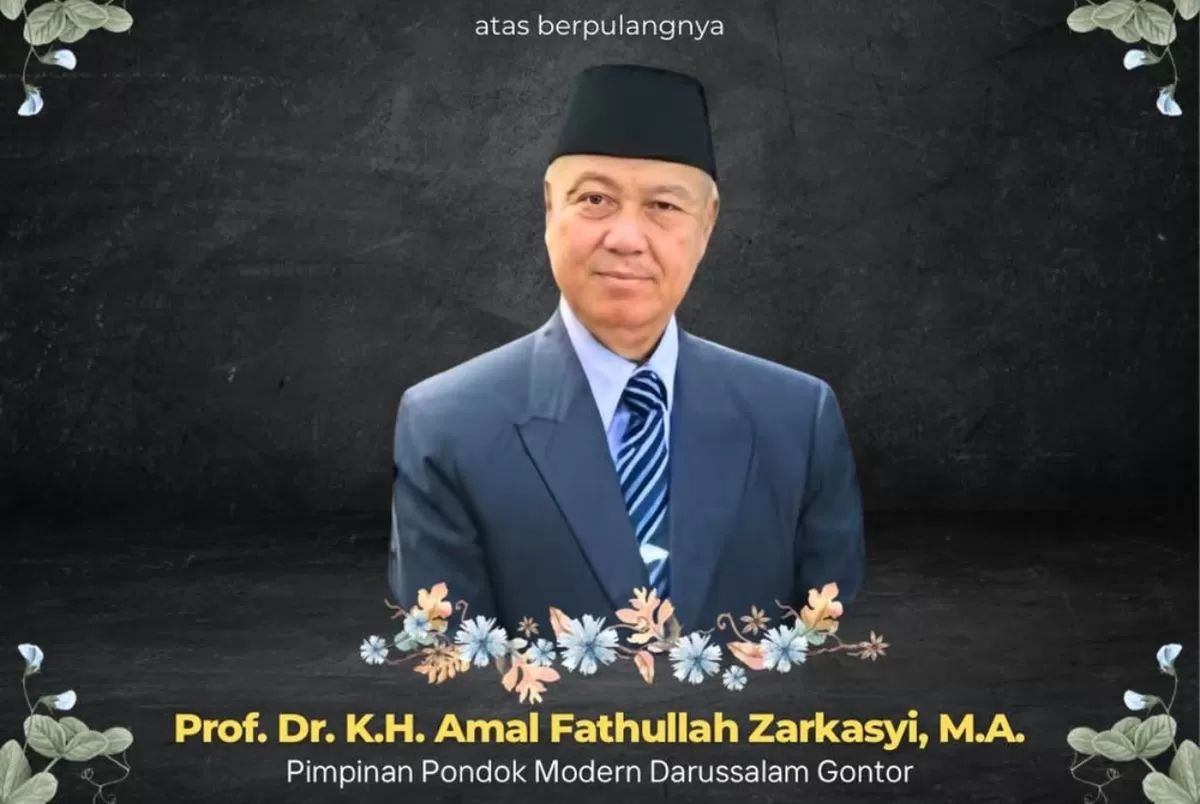 Penyebab meninggalnya Prof KH Amal Fathullah Zarkasyi Pimpinan Pondok Modern Darussalam Gontor  (Instagram.com/@kominfojatim)