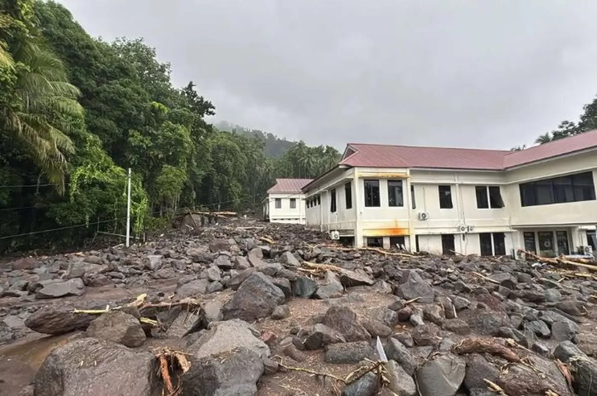 Kondisi pasca banjir di Kepulauan Sitaro, Sulut (BPBD Kabupaten Kepulauan Sitaro)