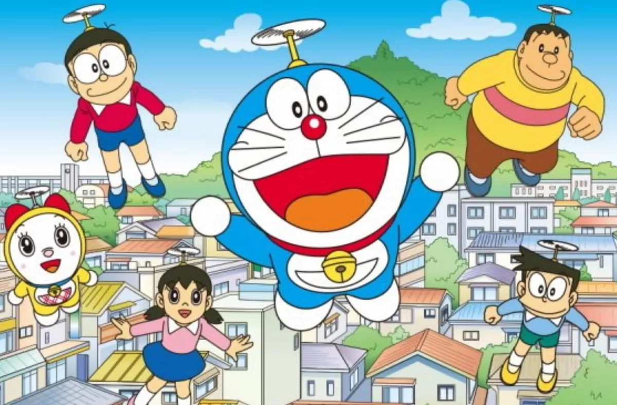 Ilustrasi tayangan Doraemon (X.com/@oldtoons_)