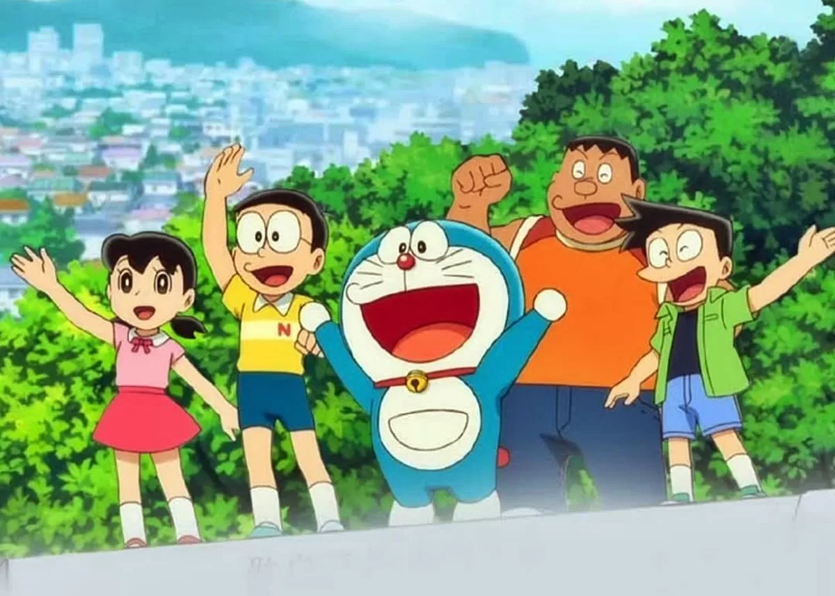 Tangkapan layar salah satu adegan dalam animasi Doraemon yang akhirnya berhenti tayang setelah 35 tahun mengucara di layar kaca Indonesia (Instagram/doraemon_telugu_id)