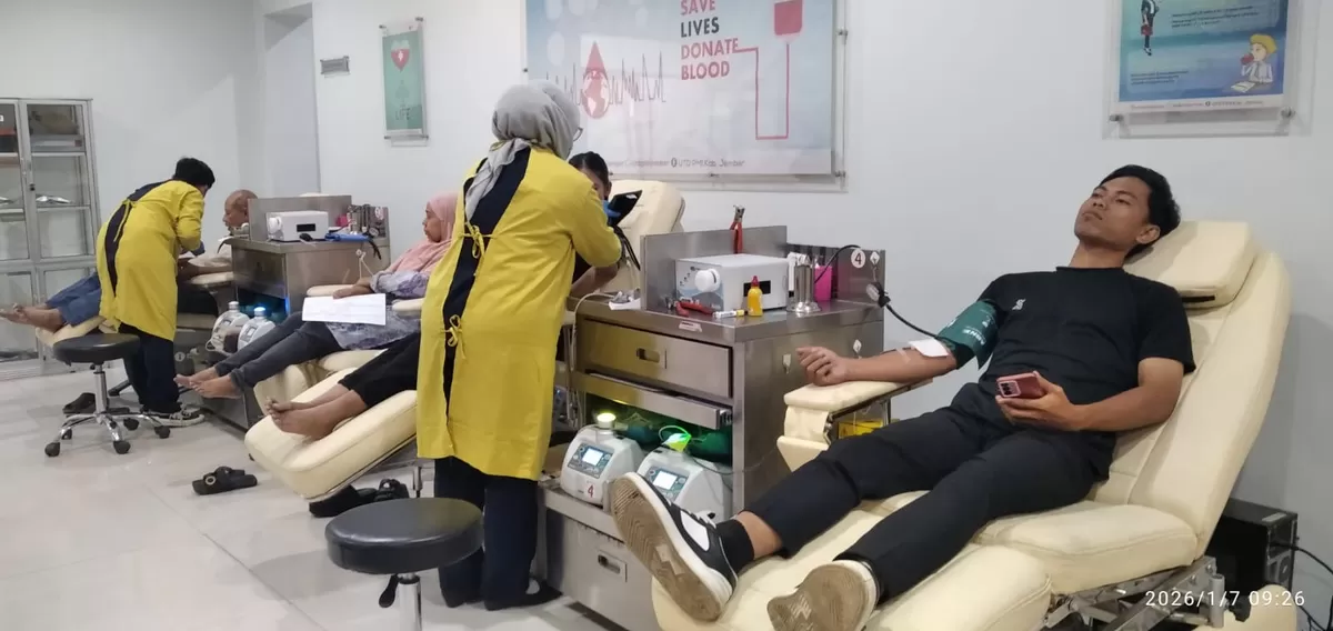 PMI Jember mengadakan program donor darah setiap hari. (Dok. PMI Jember)