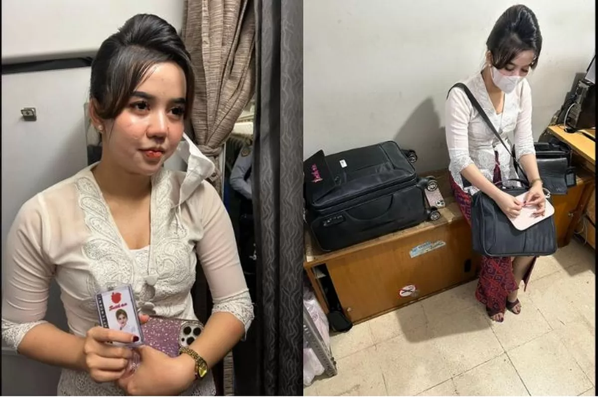 Sosok N, perempuan yang menyamar jadi pramugari gadungan Batik Air (Kolase X/@neVerAl0nely___, @ndymanoballl)