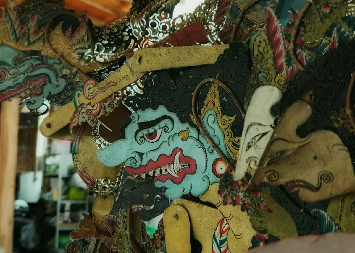 Ilustrasi wayang kulit di Yogyakarta. (Pexels/Andoll)