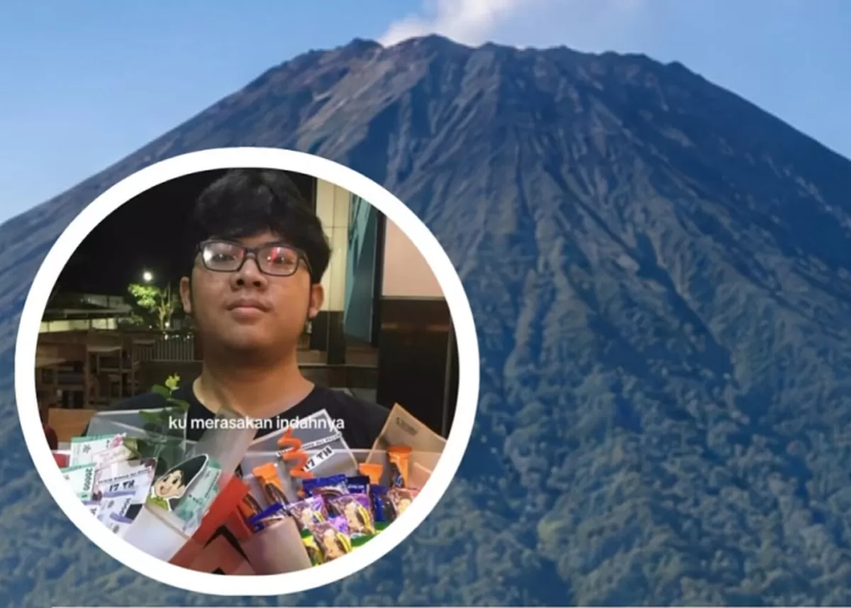 Syafiq Ridhan Ali, pendaki hilang di Slamet yang ditemukan meninggal dunia (Instagram/mountnesia)