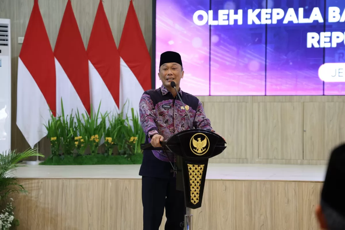 Kepala BKN Prof Zudan saat memberikan paparan. (Dok Diskominfo Jember)