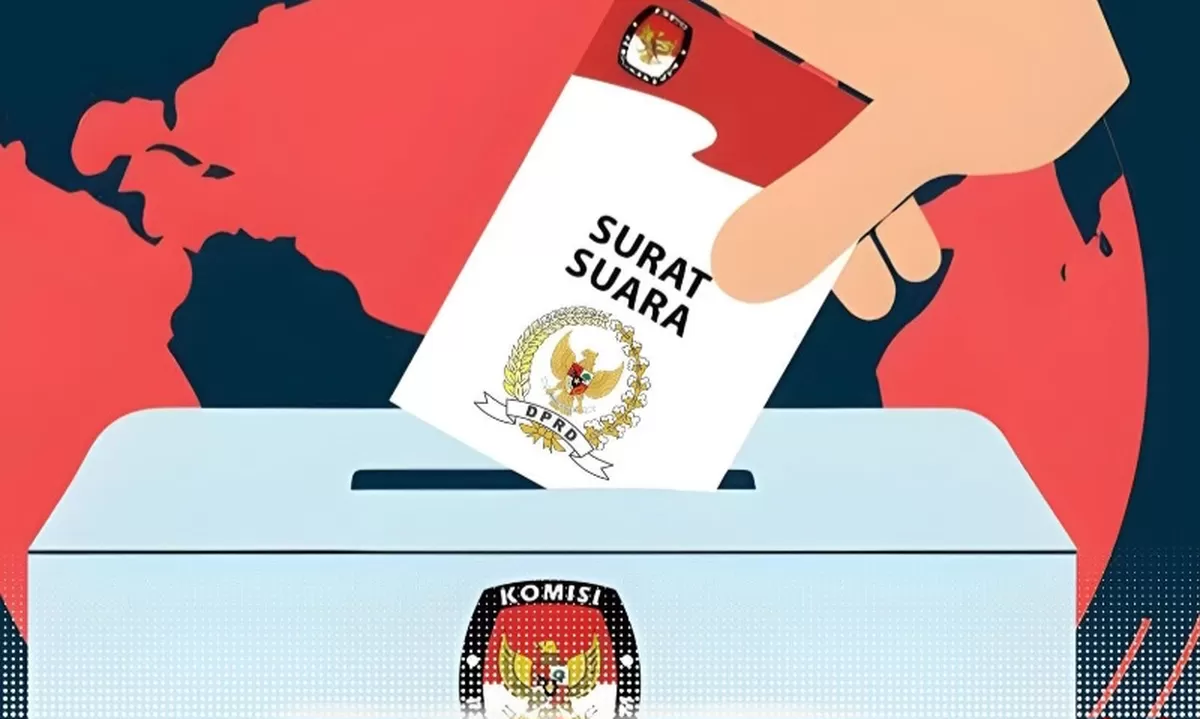 Ilustrasi  Pilkada. (X @KakekHalal)