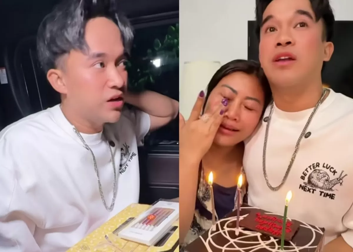 Boiyen ulang tahun ke-39, ada surprise dari Anwar BAB.   (Instagram/@anwar_bab)