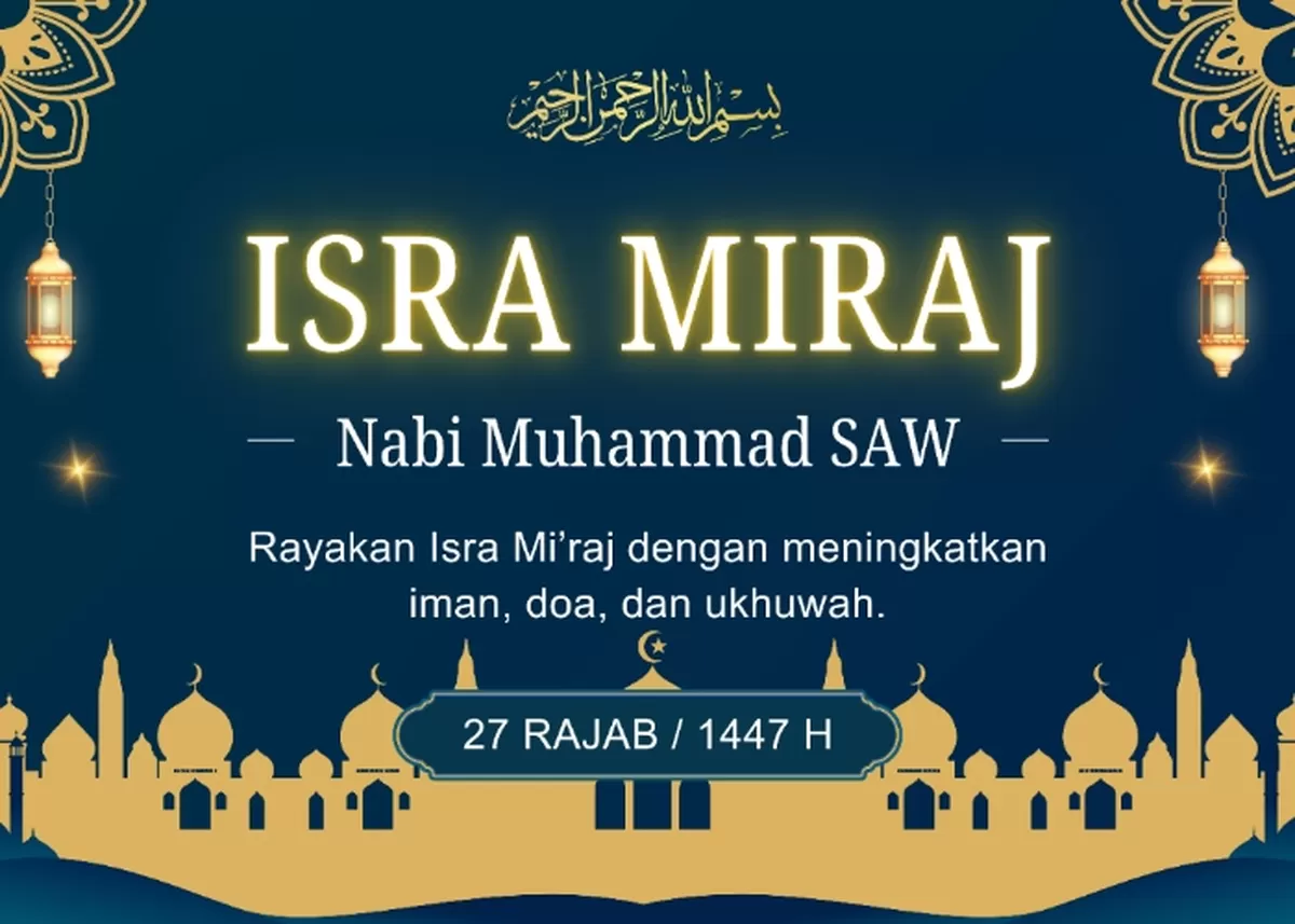 Pantun Isra Miraj 2026. (Canva.com/Miss Jello)