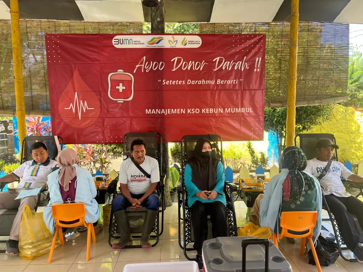Aksi Donor Darah Awal Tahun, Kebun Mumbul Himpun Puluhan Kantong untuk PMI Jember (Dok. PMI)