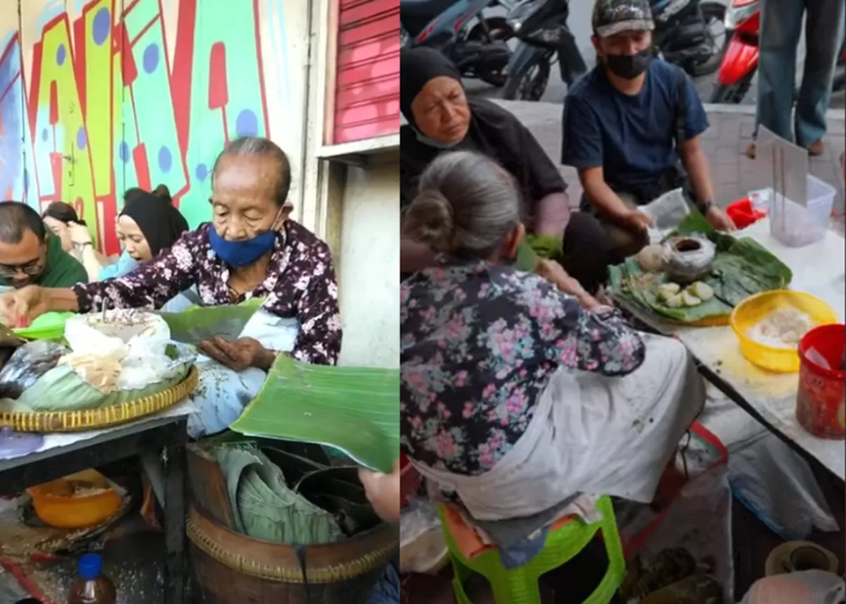 Lupis Mbah Satinem yang legendaris di Yogyakarta. (Instagram.com/lupismbahsatinem)