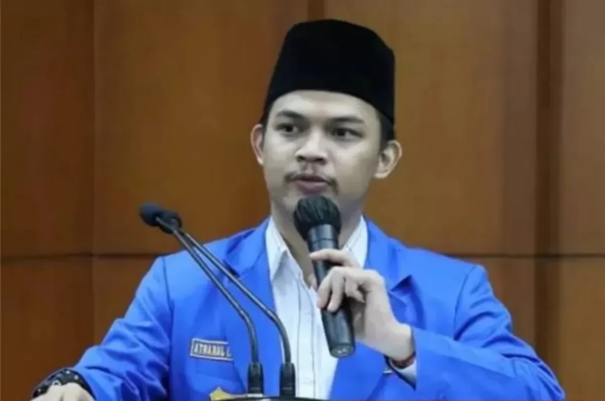 Potret Rizki Abdul Rahman Wahid, aktivis dari Aliansi Angkatan Muda NU yang ramai disorot usai laporkan Pandji ke Polda Metro Jaya gegara materi stand up Mens Rea (Instagram @pmiijakarta)
