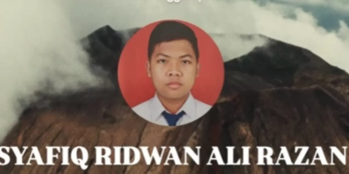 Mendiang Syafiq pendaki gunung Slamet yang meninggal dunia  (Instagram @pengembara.23)