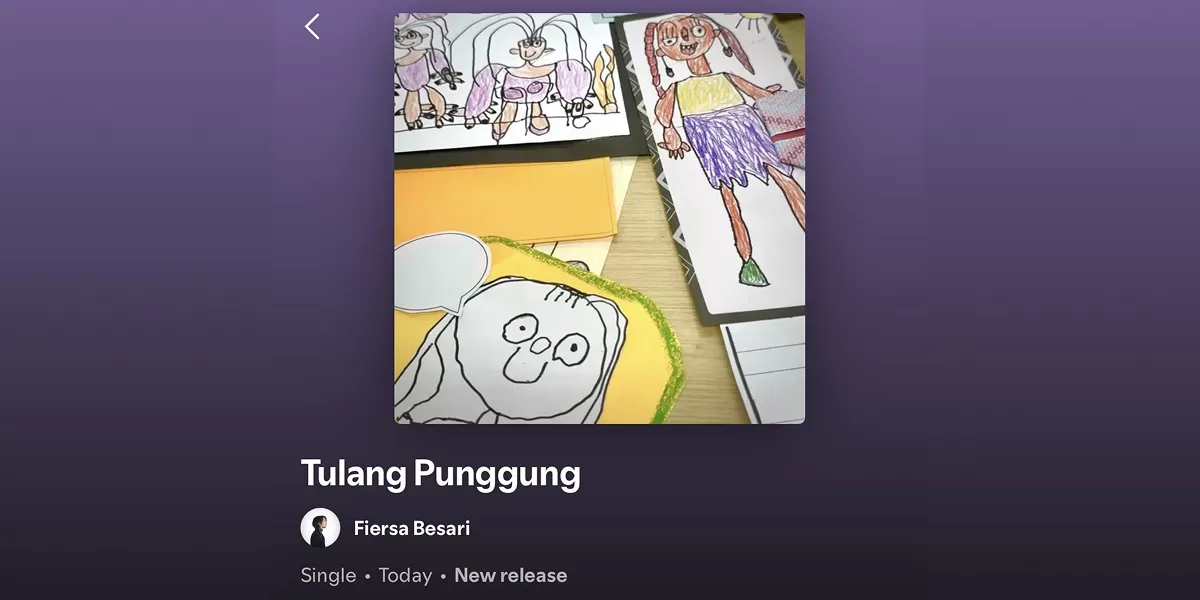Karya baru Fiersa Besari, Tulang Punggung. (X/FiersaBesari)
