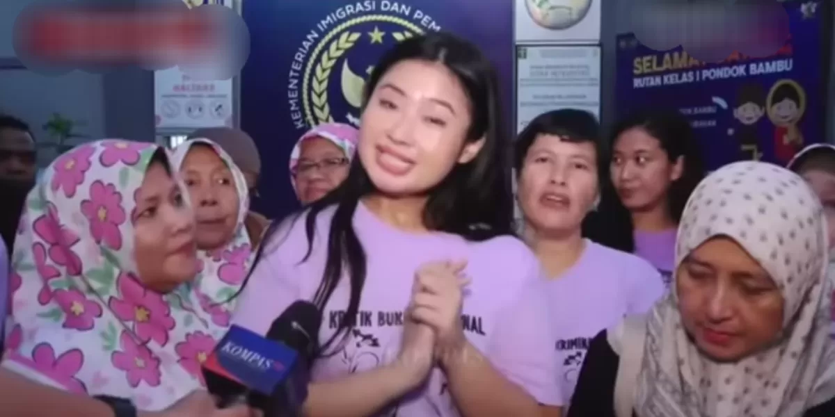 Laras Faizati ungkap orang-orang dibalik kebebasannya  (YouTube KOMPASTV )