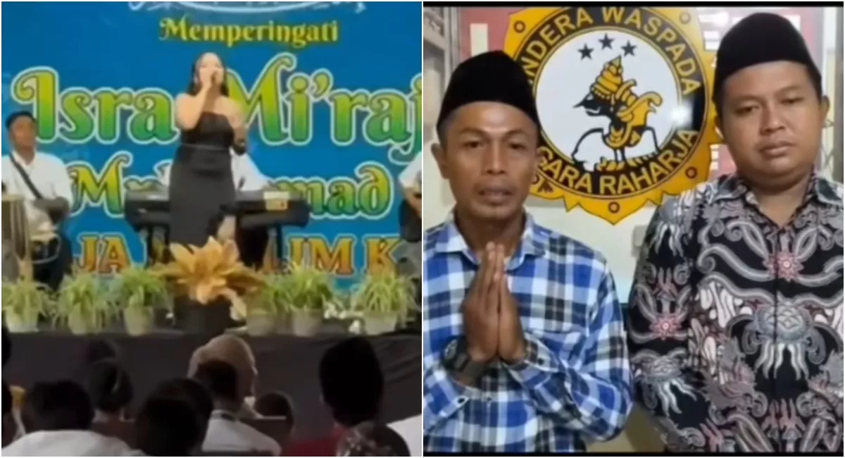 Viral acara hiburan menampilkan biduan dangdut yang berjoget di acara peringatan Isra Mi'raj di Banyuwangi Jatim, ketua panitia berikan klarifikasi (Instagram/feedgramindo_)