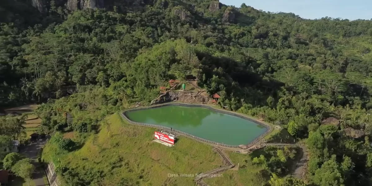 Desa Nglanggeran di Yogyakarta yang penuh pesona luar biasa. (Tangkap layar Youtube Gunung Api Purba Nglanggeran)
