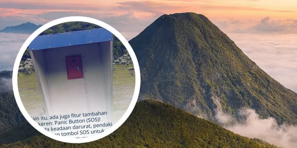 Gelang berchip RFID dan panic button kini hadir di jalur pendakian Gunung Gede Pangrango. (Instagram/mountnesia)