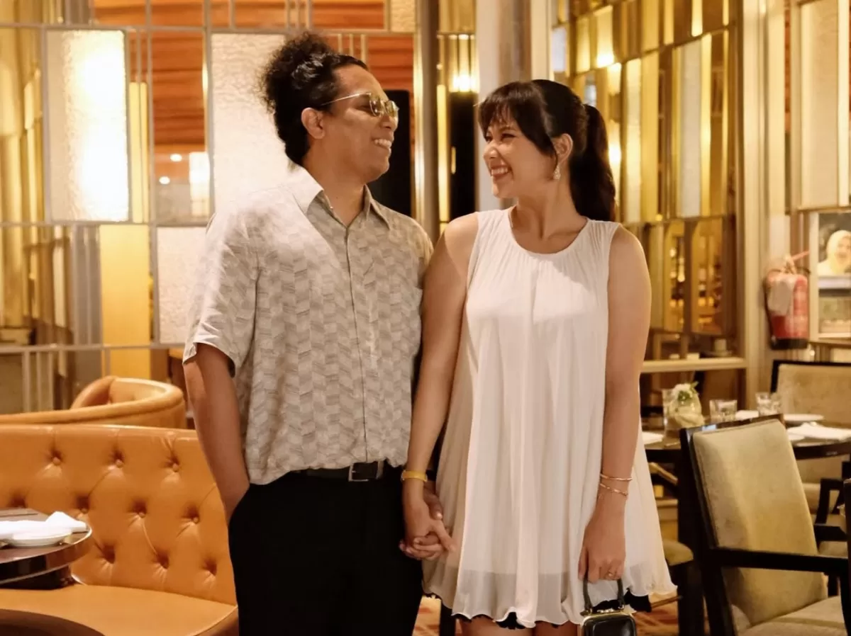 Potret Anniversary ke-5 Arie Kriting dan Indah Permatasari. (Instagram/@indahpermatas)