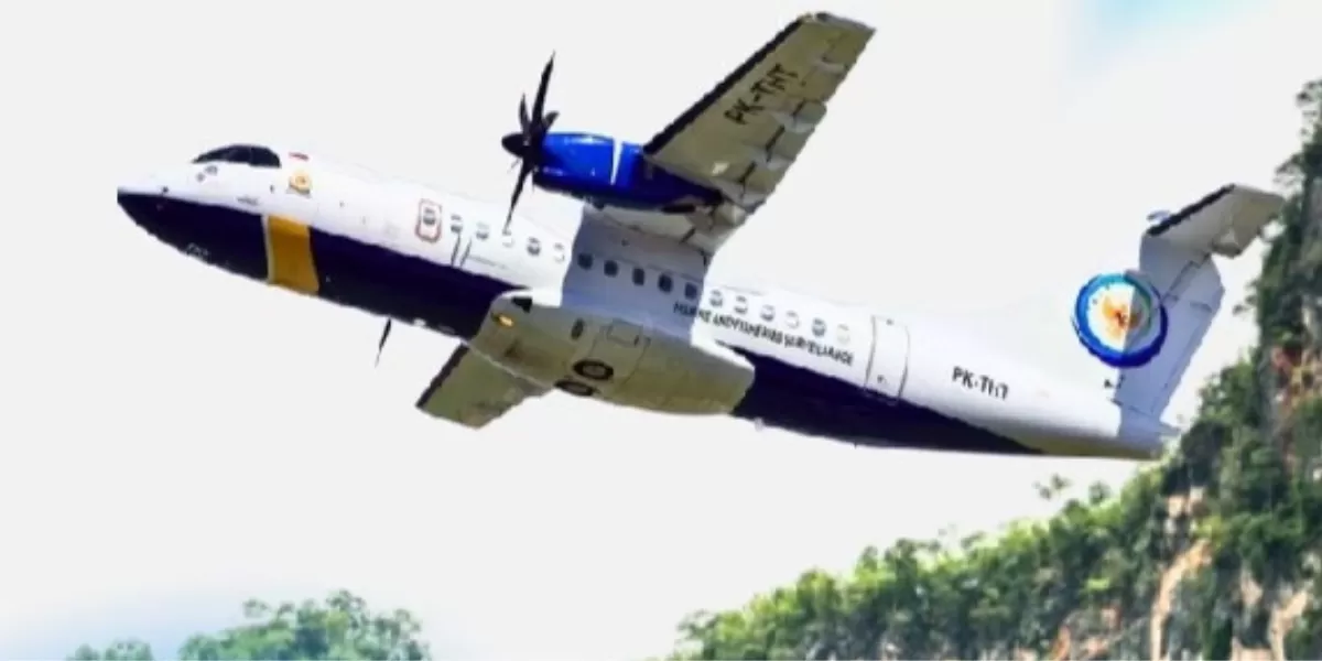 Pesawat ATR 42 500 yang jatuh di gunung Bulusaraung  (bppsdm_brpbappp)