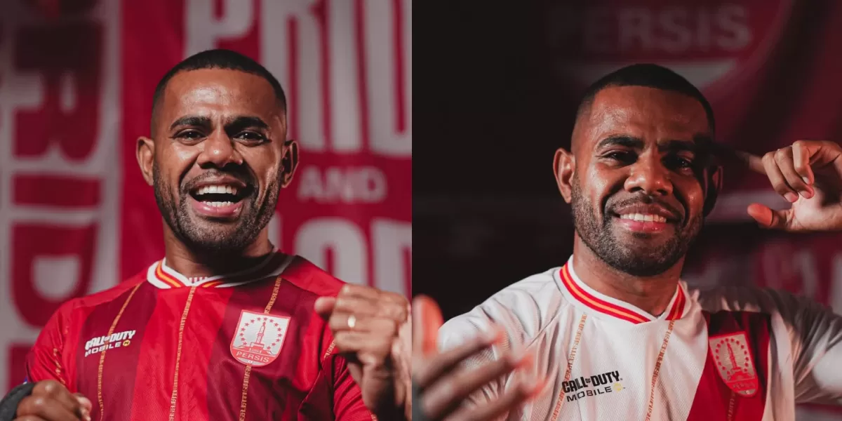 Yabes Roni tampil dengan seragam Persis Solo. (X/IndosFC)