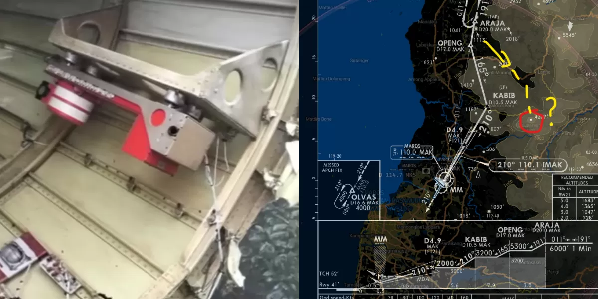 Black box ATR 42 PKTHT berhasil ditemukan.  (X/GerryS)