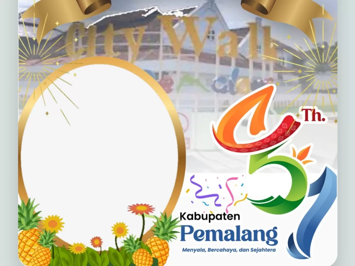 Twibbon HUT ke-451 Kabupaten Pemalang 2026. (Twibbonize.com/ika aji)