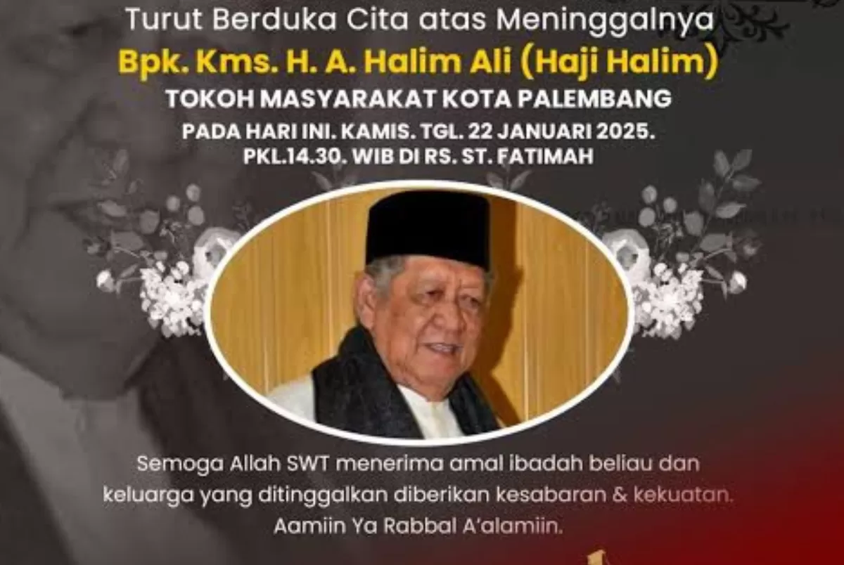 Sosok crazy rich asal Palembang Haji Halim Ali meninggal dunia (Instagram.com/@kebudayaanpalembang)