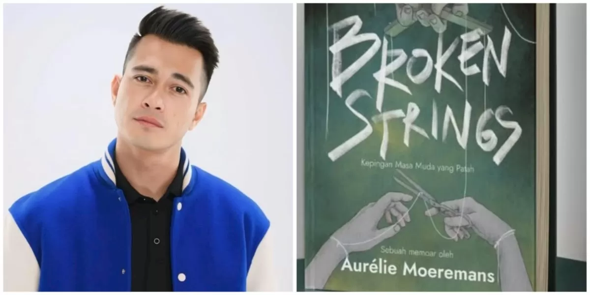 Potret Eza Gionino tanggapi soal dirinya yang dikaitkan dengan karakter Zane dalam buku Broken Strings karya Aurelie Moeremans  (Instagram/ezagio/aurelie)