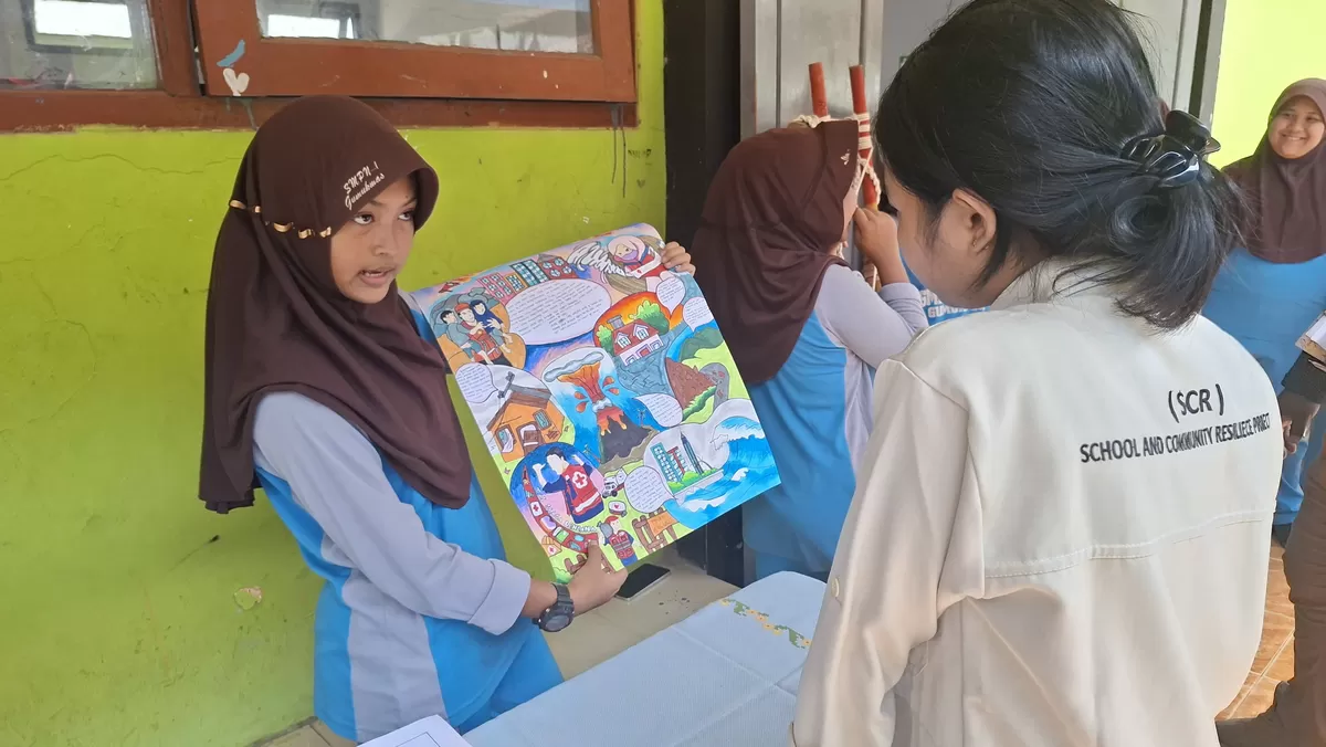  Festival Kesiapsiagaan SMPN 1 Gumukmas Jember. (Dok. PMI Jember)