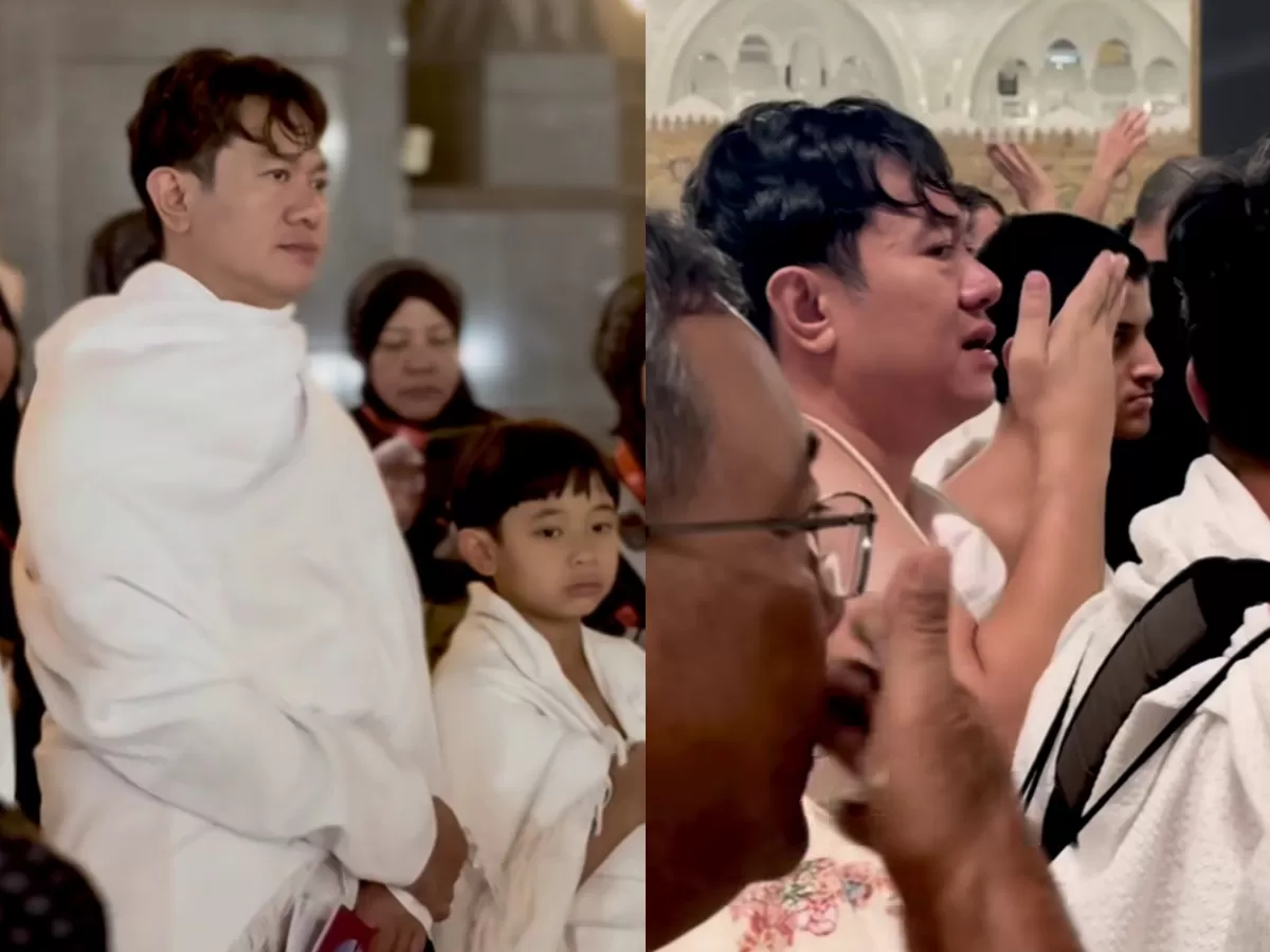 Potret Melki Bajaj umrah di 2026. (Instagram/@melki.bajaj)