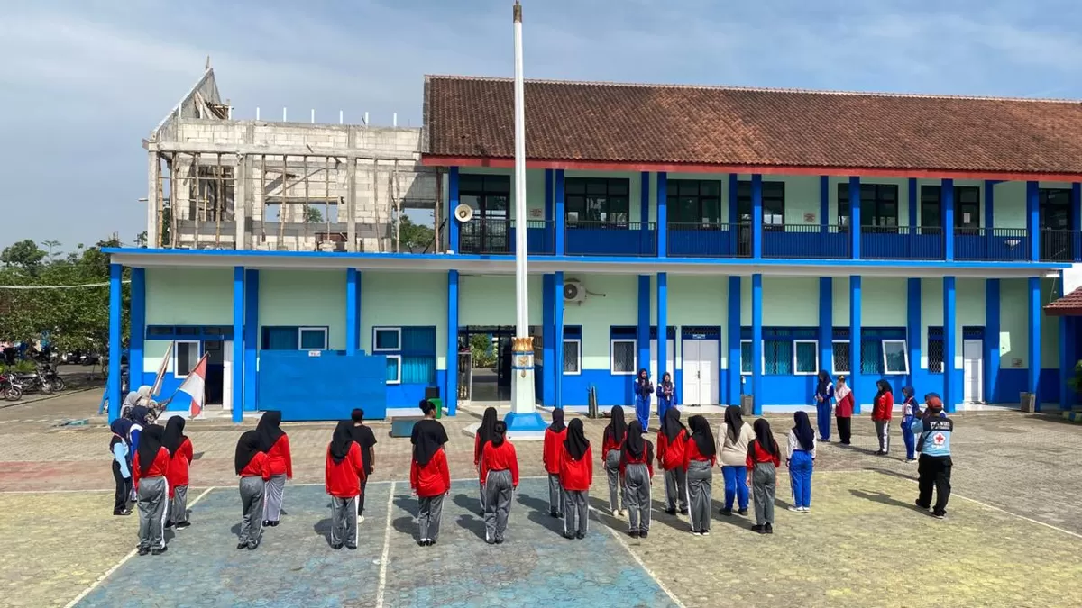 SMA Negeri 1 Tanggul gelar Diklat Orientasi sekaligus Pergantian Pengurus PMR Wira. (Dok. PMI Jember)