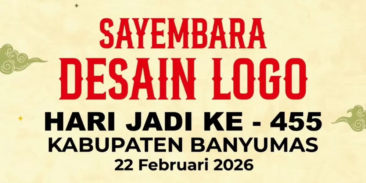 Poster Sayembara Desain Logo Hari Jadi ke-455 Banyumas.  (Instagram/pemkab_banyumas)