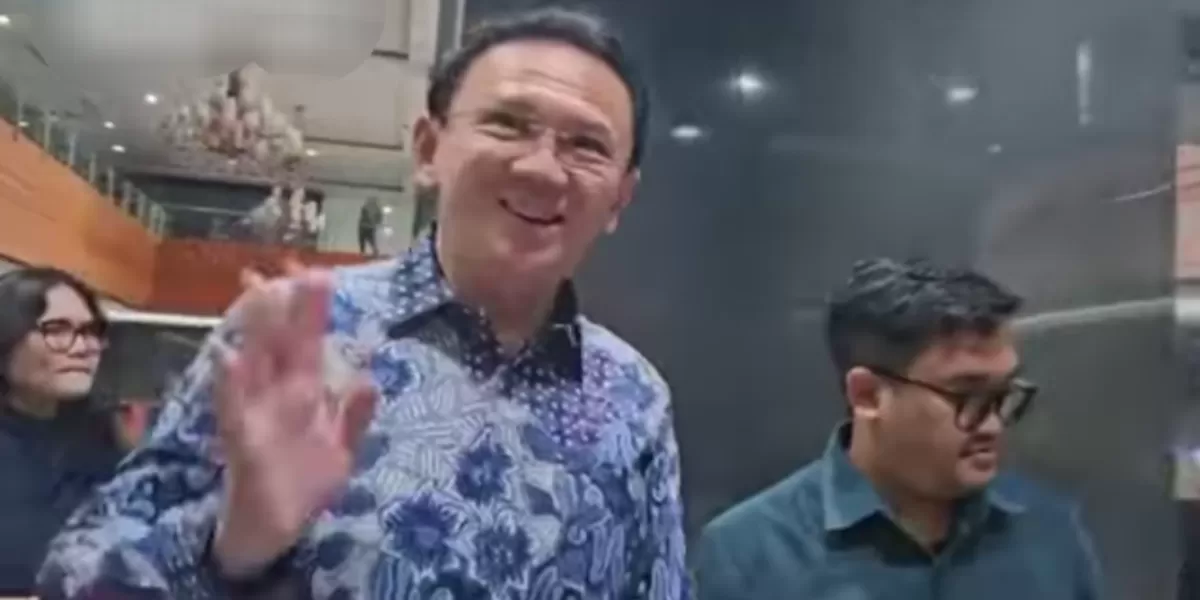 Ahok saat hadir di Pengadilan Tipikor Jakarta  (YouTube KOMPASTV )
